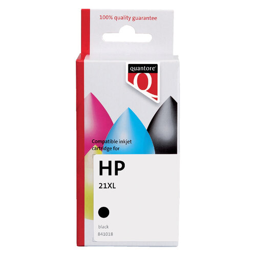 Quantore Inktcartridge Quantore  alternatief tbv HP C9351A 21XL zwart