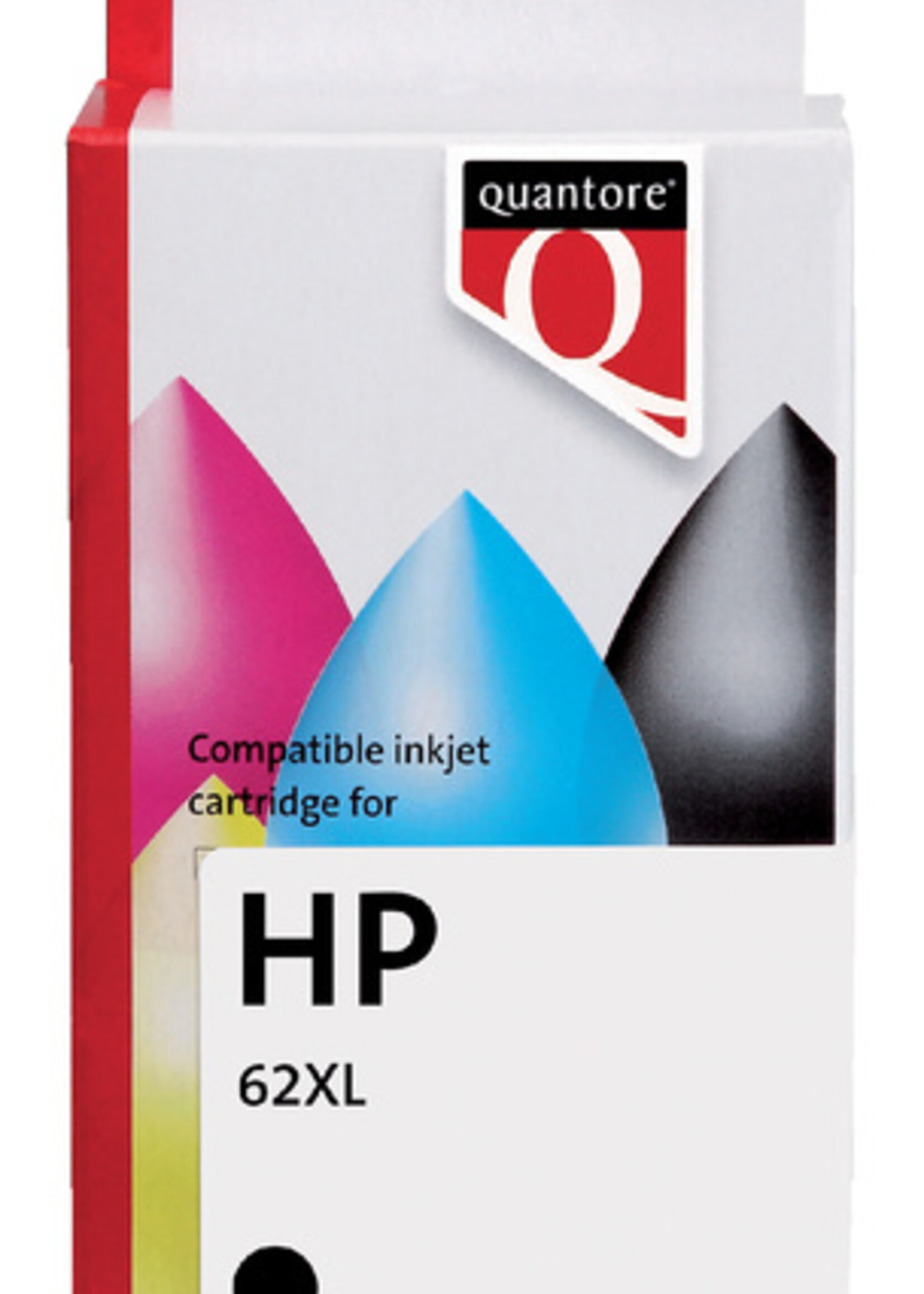 Quantore Cartouche d’encre Quantore alternative pour HP 62XL C2P05AE noir
