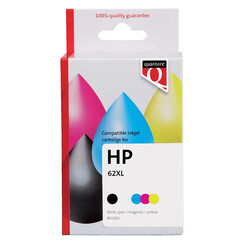 Inktcartridge Quantore  alternatief tbv HP N9J71AE 62XL zwart + kleur