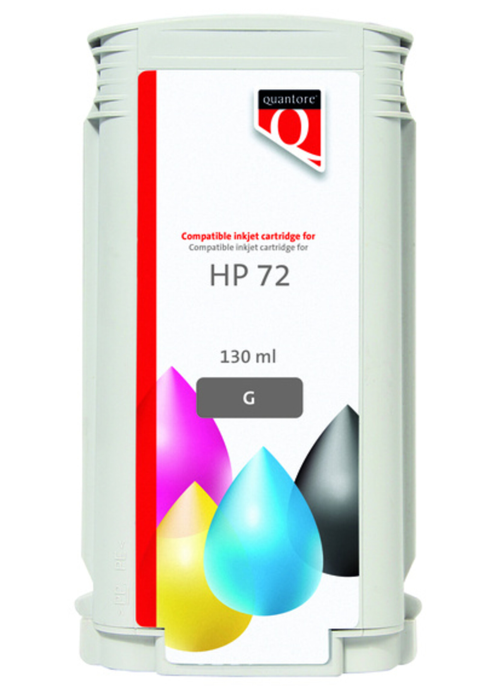 Quantore Cartouche d'encre Quantore alternative pour HP 72 C9374A gris