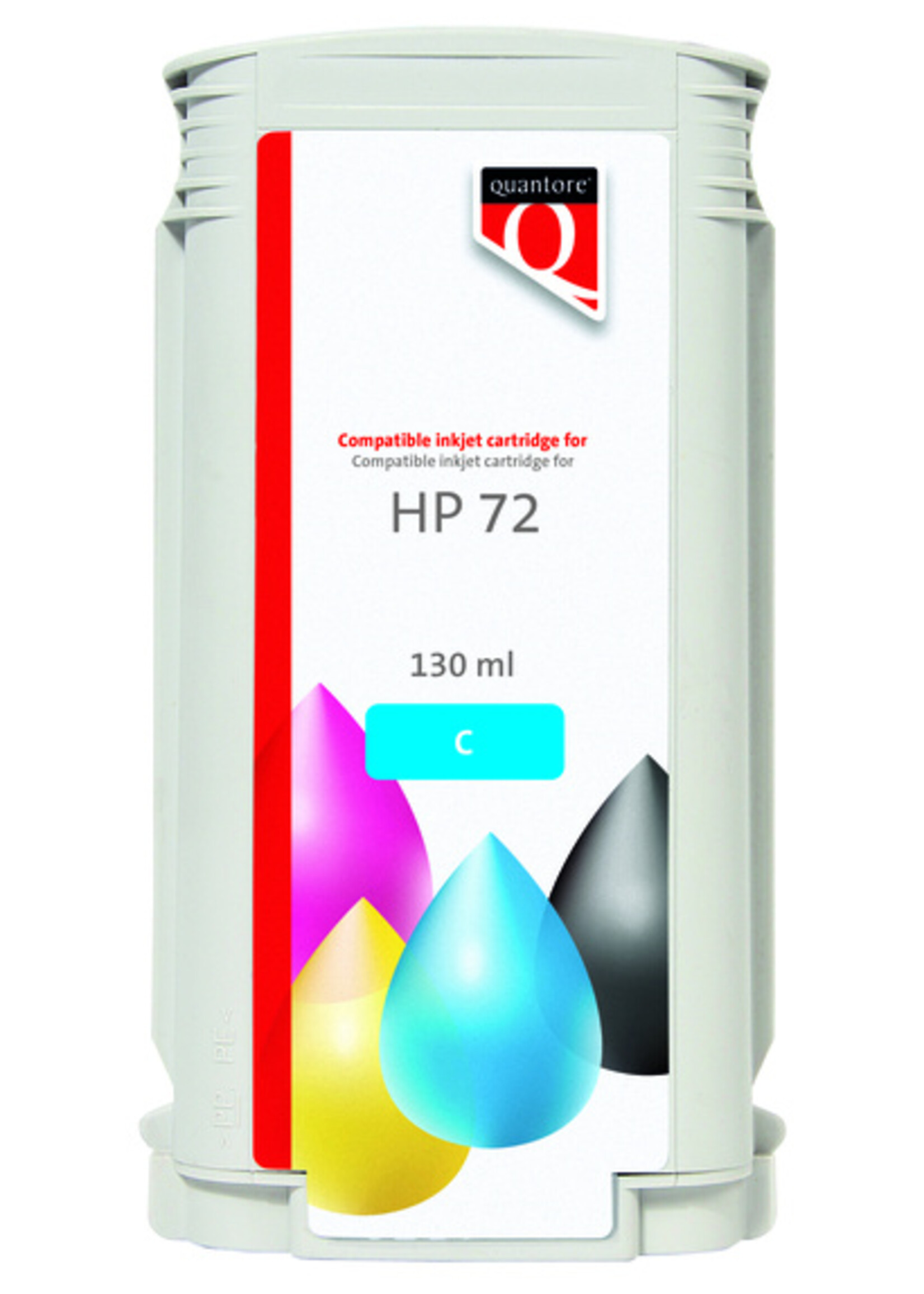 Quantore Inktcartridge Quantore  alternatief tbv HP 72 C9371A blauw