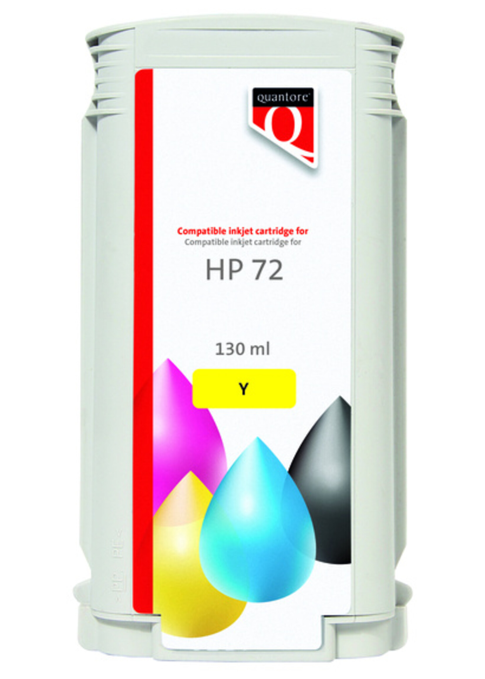 Quantore Cartouche d'encre Quantore alternative pour HP 72 C9373A jaune