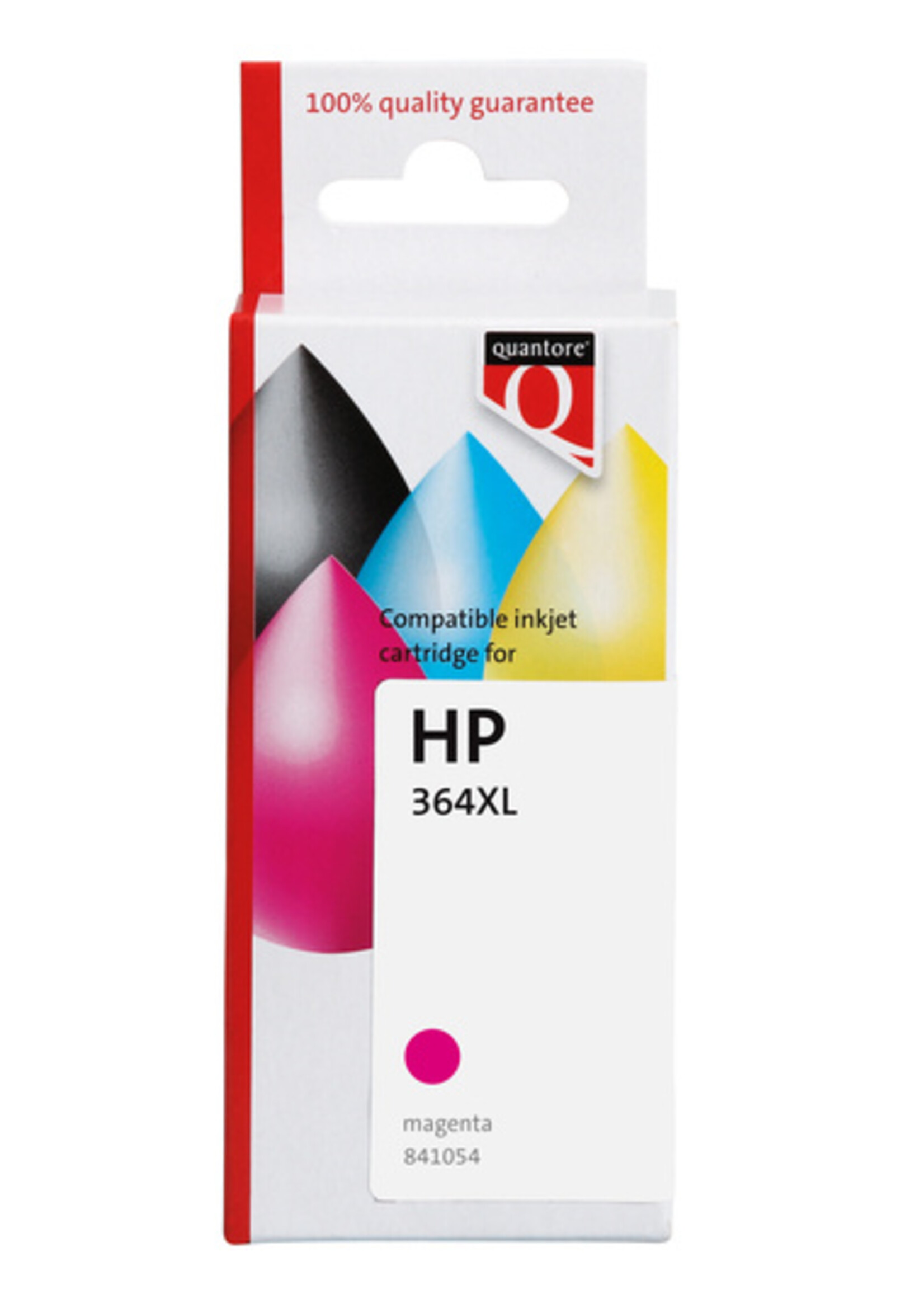 Quantore Cartouche d’encre Quantore alternative pour HP CB324A  364XL rouge
