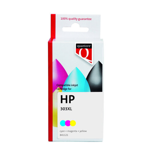 Quantore Inktcartridge Quantore  alternatief tbv HP T6N03AE 303XL kleur HC