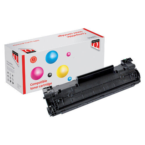 Quantore Cartouche toner Quantore alternative pour HP CB436A 36A noir