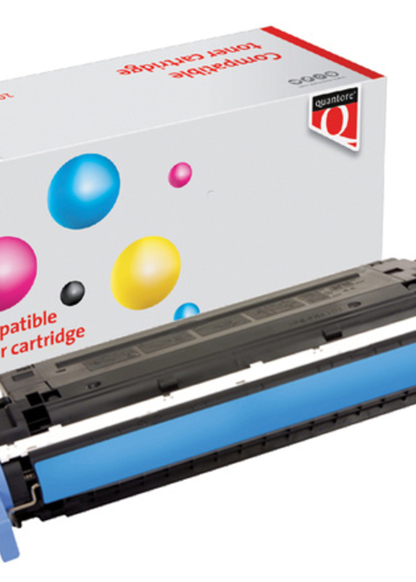 Quantore Tonercartridge Quantore alternatief tbv HP CB401A blauw
