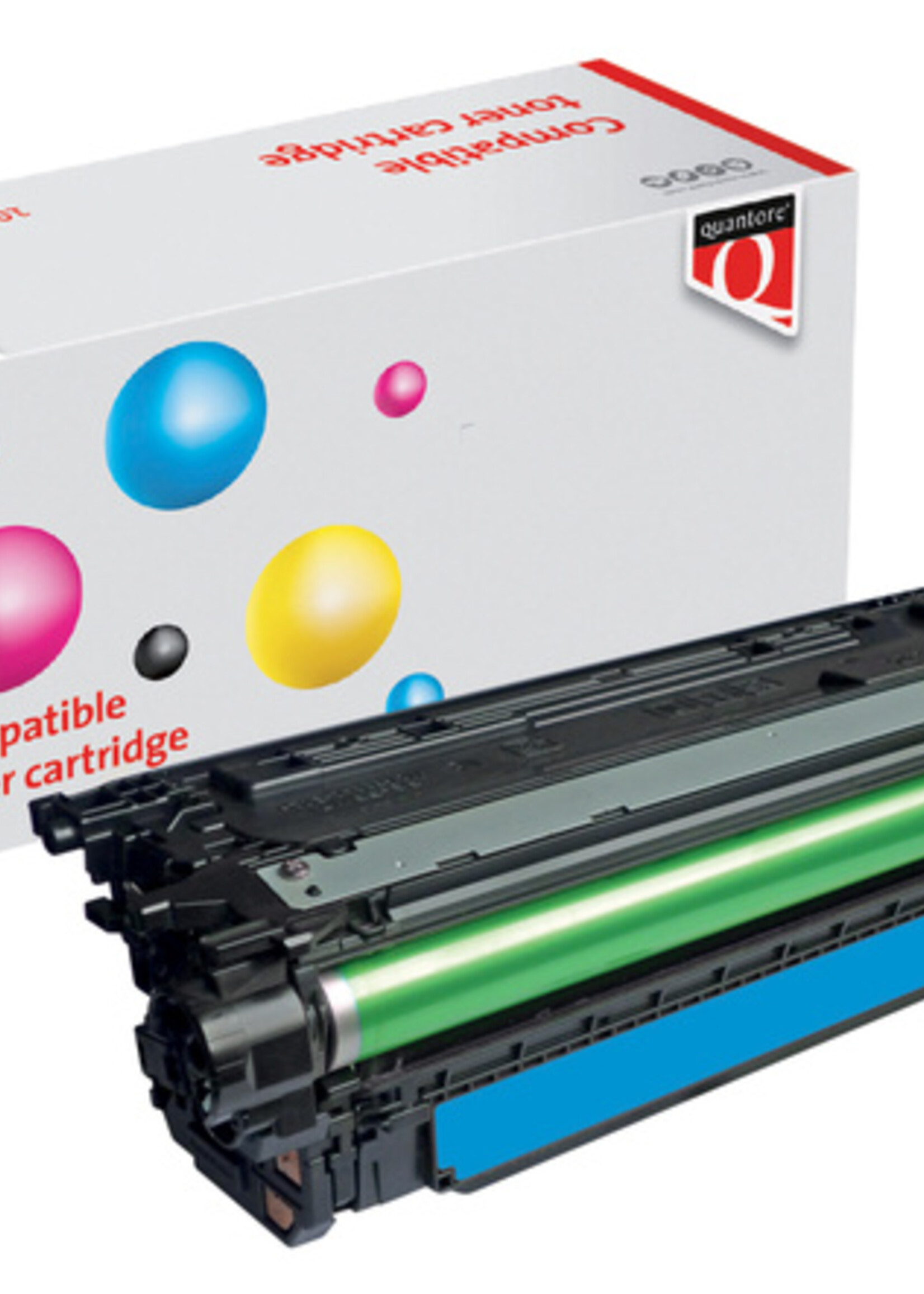 Quantore Tonercartridge Quantore alternatief tbv HP 646A CF031A blauw