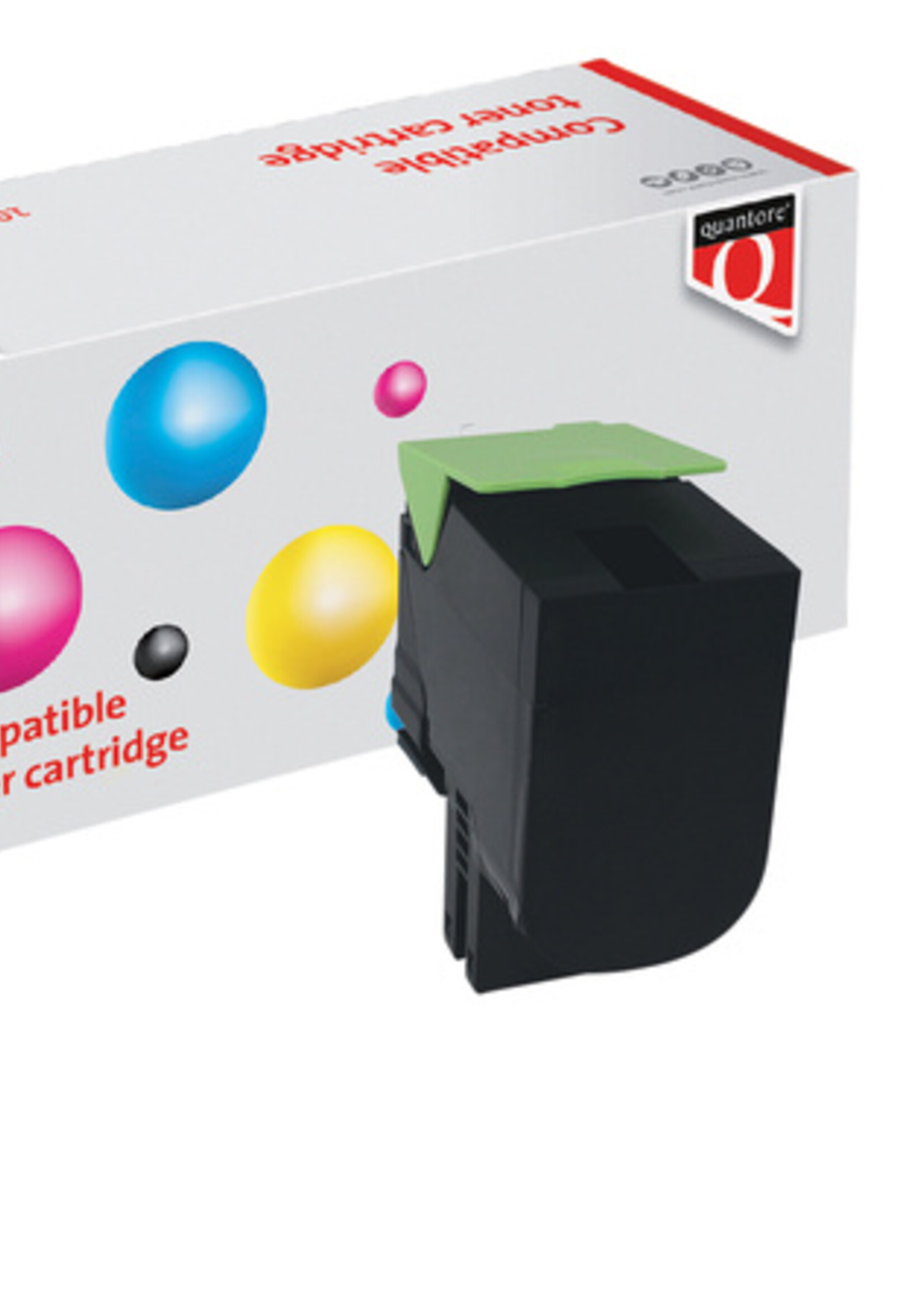 Quantore Tonercartridge Quantore alternatief tbv Lexmark 80C2HK0 zwart