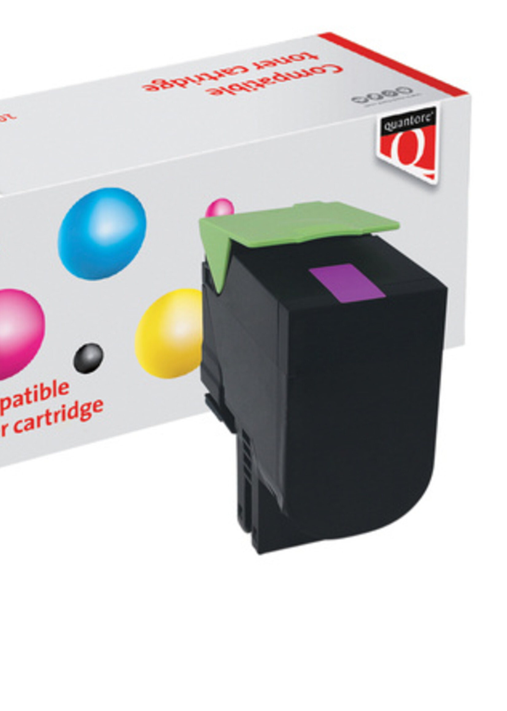 Quantore Tonercartridge Quantore alternatief tbv Lexmark 80C2XM0 rood
