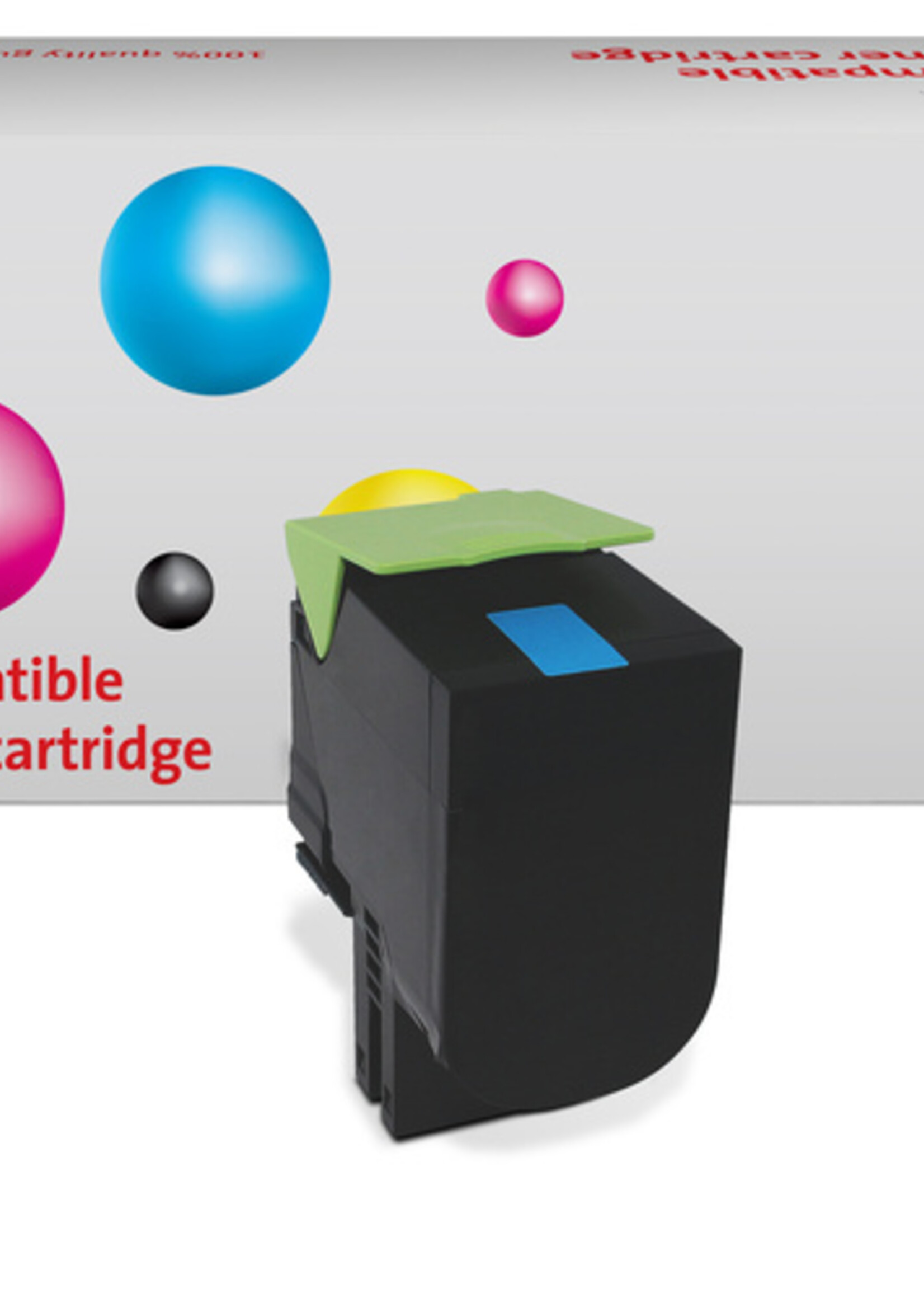 Quantore Tonercartridge Quantore alternatief tbv Lexmark 71B20C0 blauw