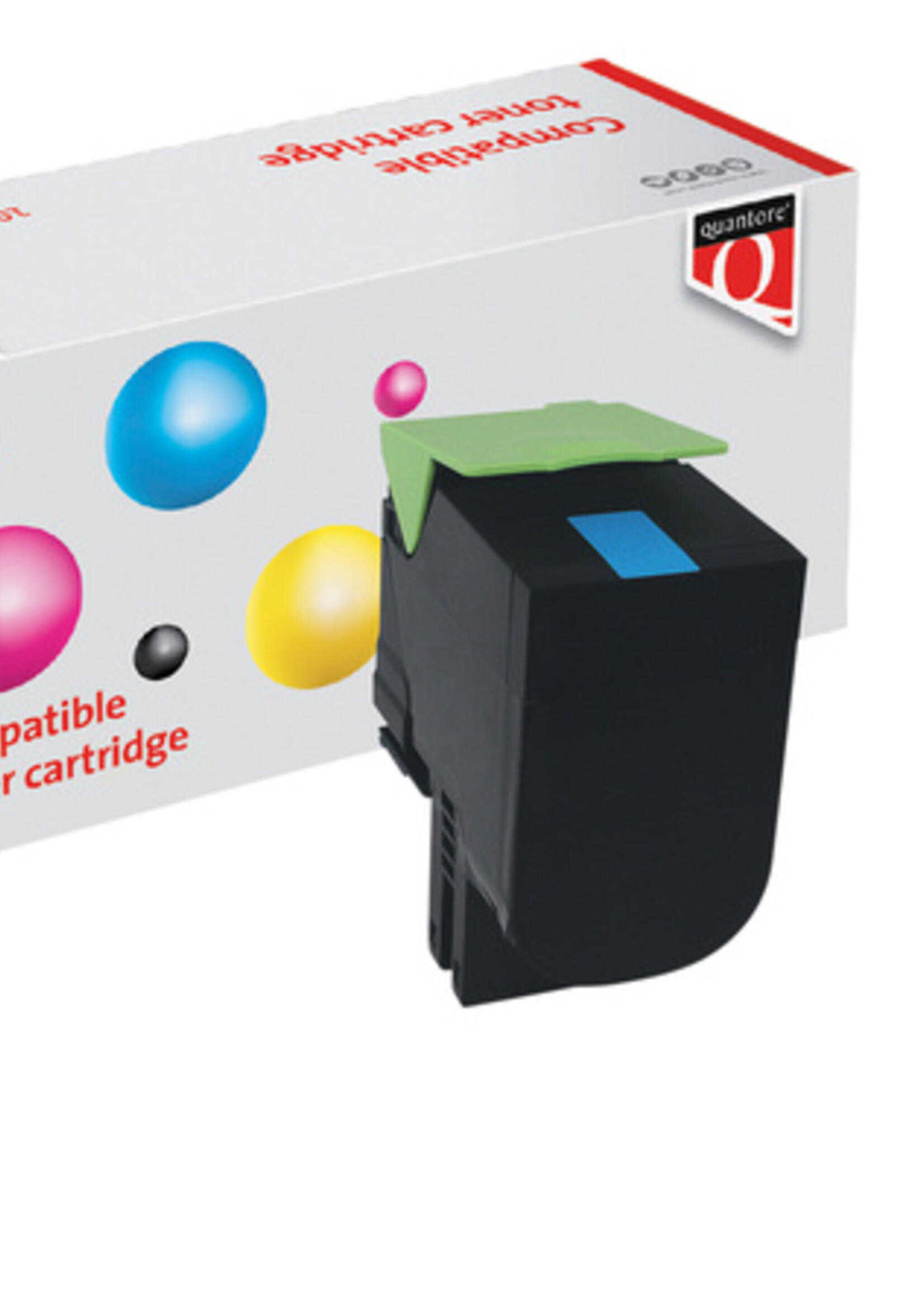 Quantore Tonercartridge Quantore alternatief tbv Lexmark 80C2XC0 blauw