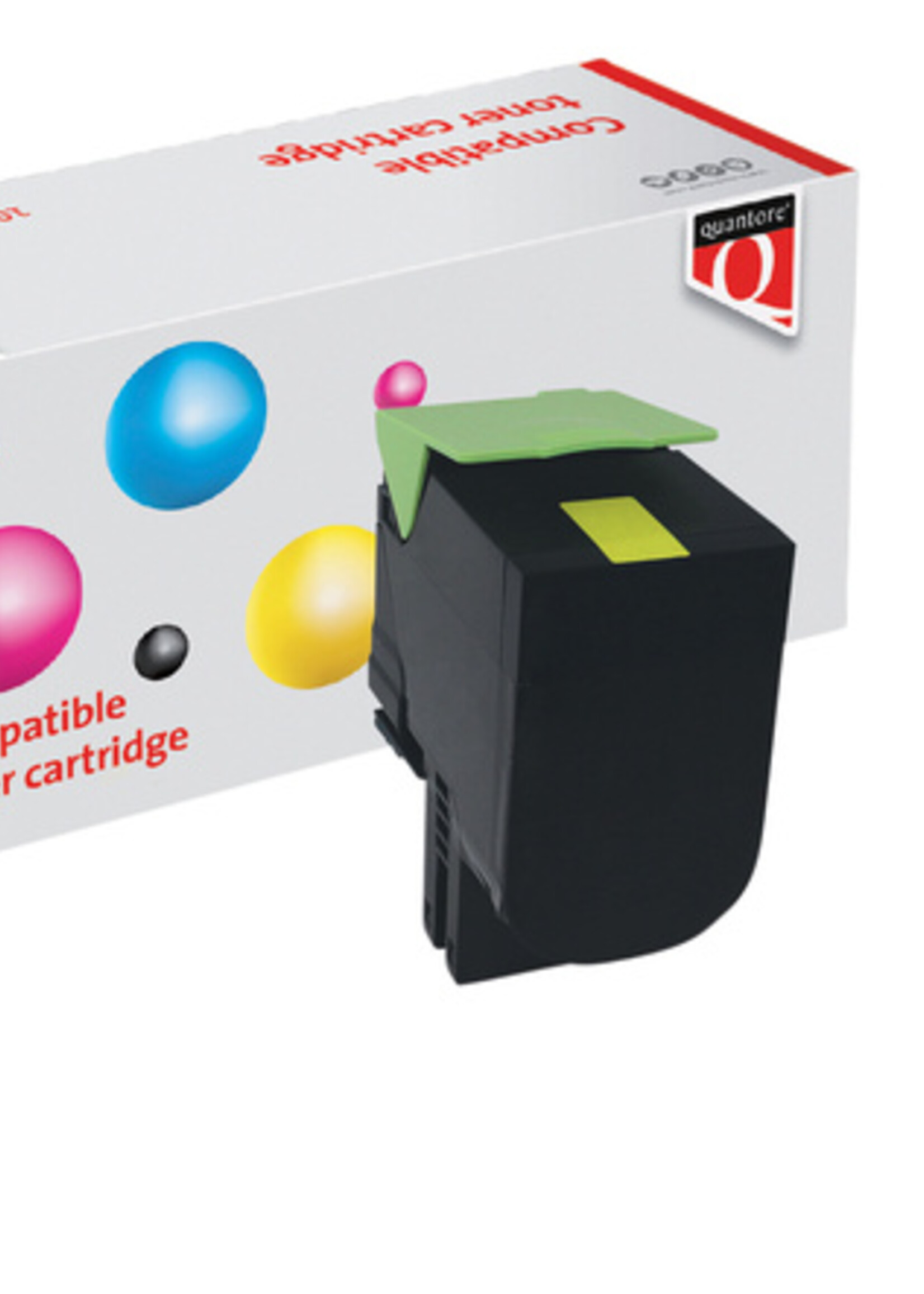 Quantore Tonercartridge Quantore alternatief tbv Lexmark 80C2HY0 geel