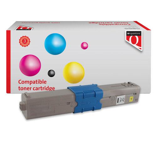 Quantore Tonercartridge Quantore alternatief tbv Oki 46507613 geel