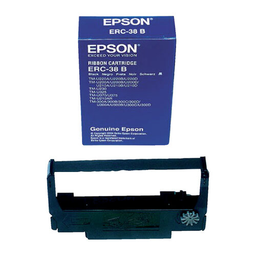 Epson Ruban Epson S015244 pour ERC38 nylon noir