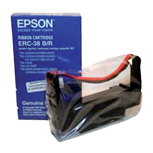 Epson Lint Epson S015245 voor ERC38 nylon zwart/rood