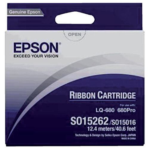 Epson Lint Epson S015262 voor LQ-670 nylon zwart