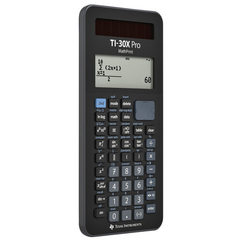 Texas Instruments Calculatrice scientifique TI-30X Pro MathPrint