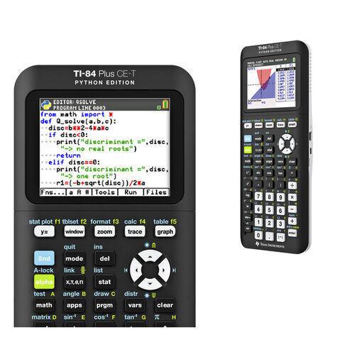 Texas Instruments Calculatrice TI-84 Plus CE-T Edition Python