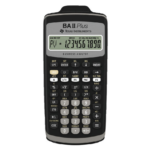 Texas Instruments Calculatrice TI BA II Plus