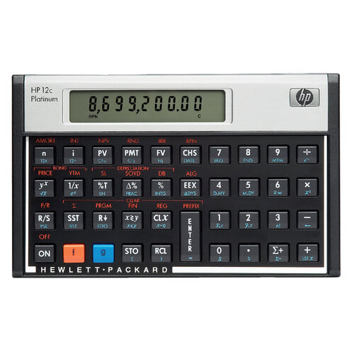 HP Calculatrice HP 12C platinum