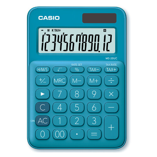 Casio Rekenmachine Casio MS-20UC blauw