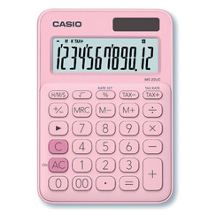 Rekenmachine Casio MS-20UC roze