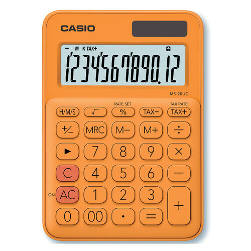 Casio Rekenmachine Casio MS-20UC oranje