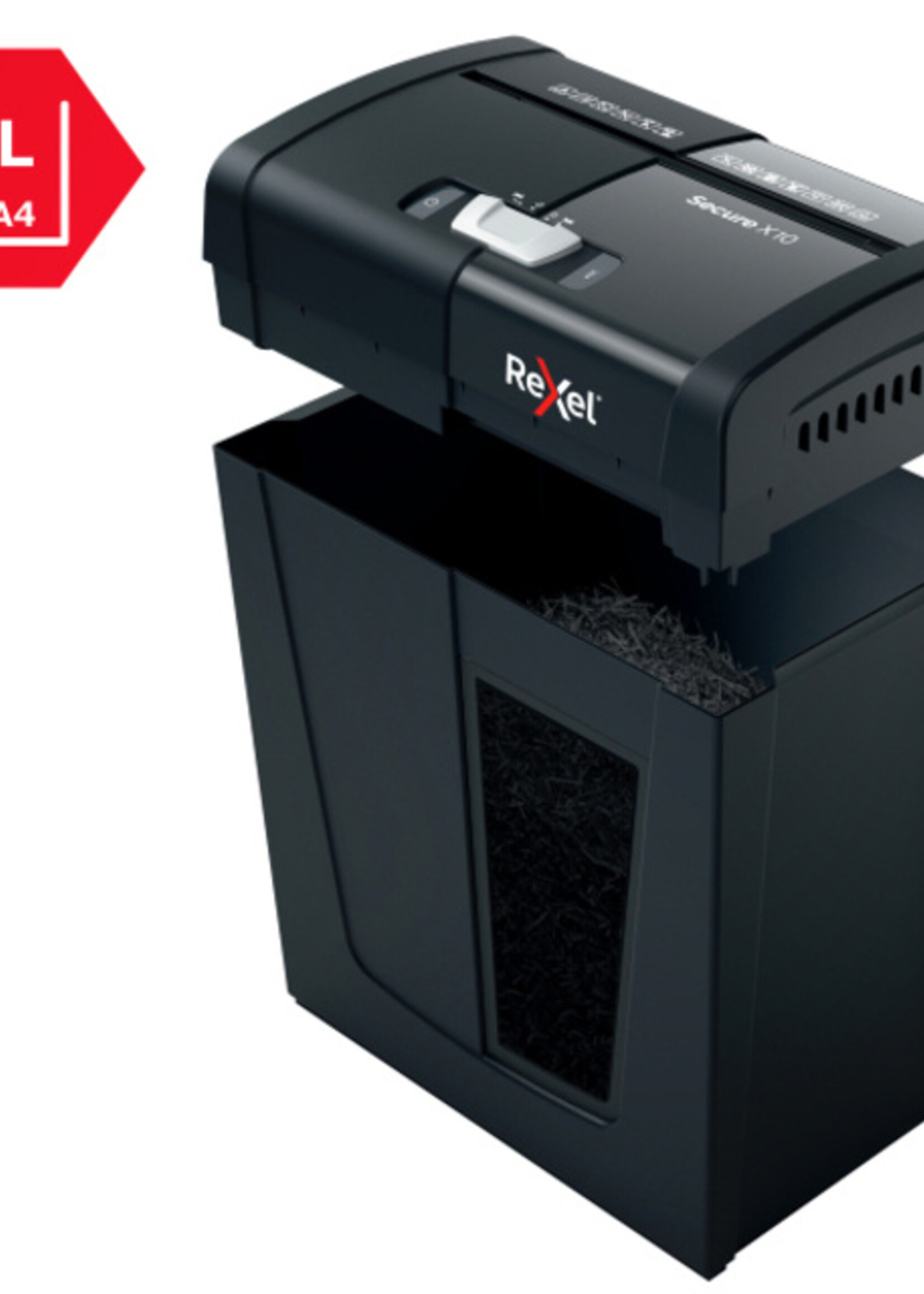 Rexel Papiervernietiger Rexel Secure X10 P4 snippers 4x40mm