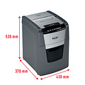 Rexel Papiervernietiger Rexel Optimum Auto+ 100X P4 snippers 4x28mm