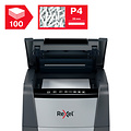 Rexel Destructeur papier Rexel optimum Auto+ 100X P4 particules 4x28mm