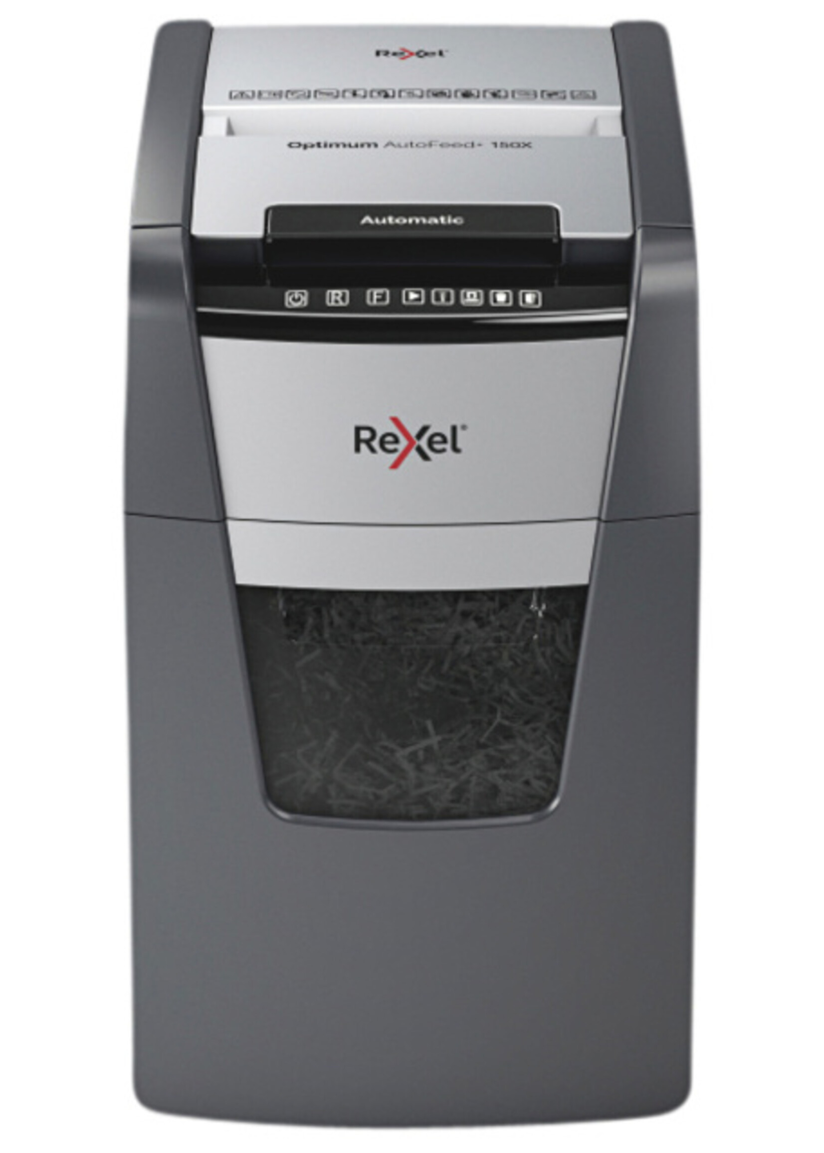 Rexel Papiervernietiger Rexel Optimum Auto+ 150X P4 snippers 4x28mm