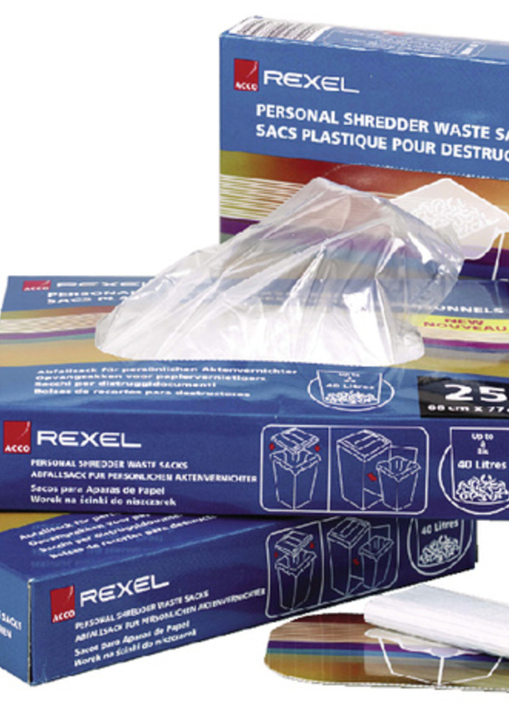 Rexel Sac poubelle Rexel 240x98cm 195 litres 100 pièces