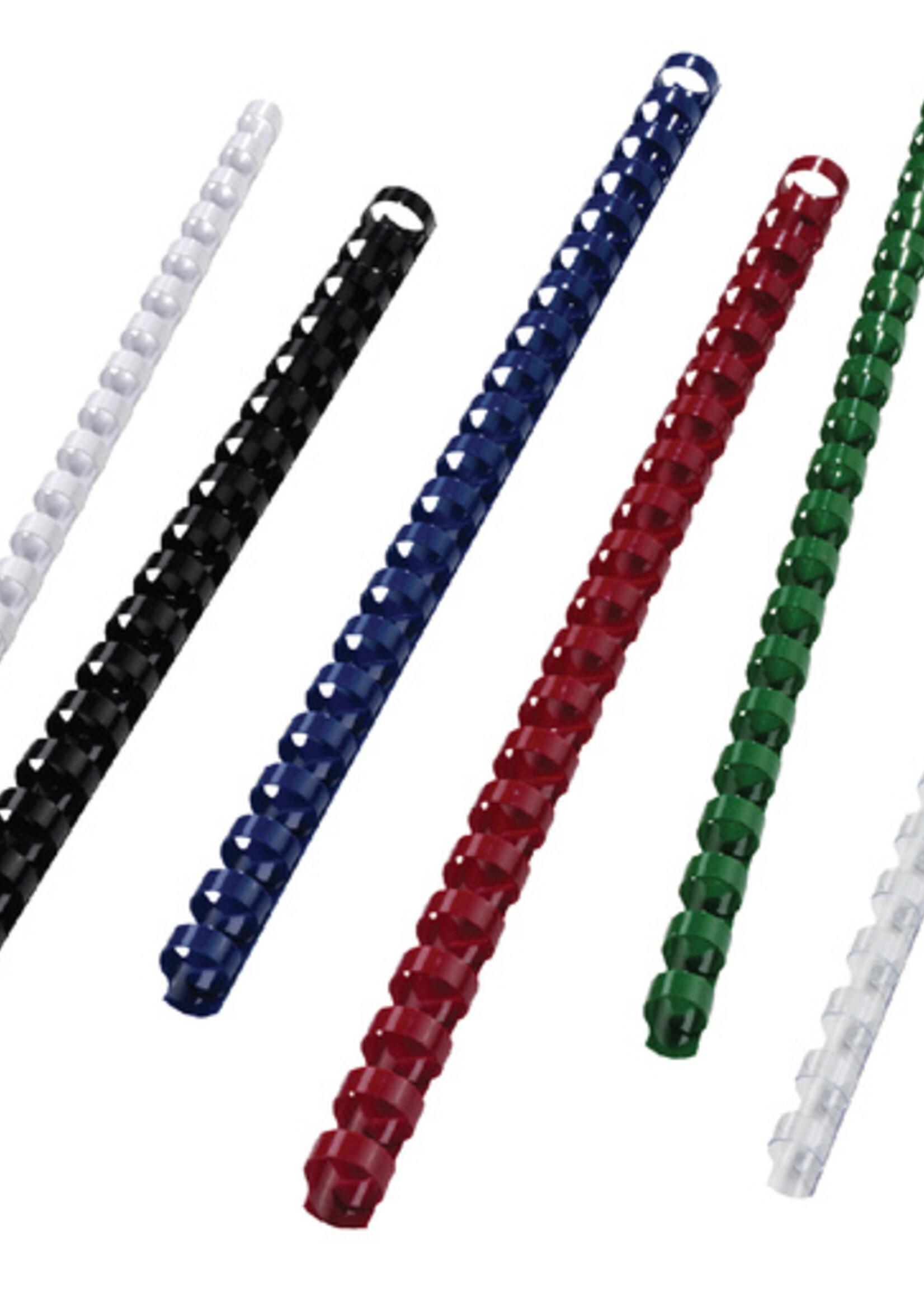 GBC Reliure GBC 12mm 21 anneaux A4 blanc 100 pièces