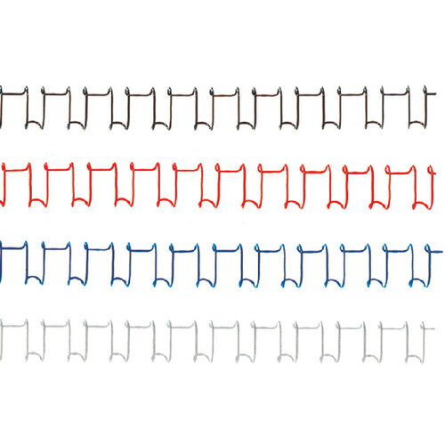 GBC Draadrug GBC 11mm 34-rings A4 zwart 100stuks