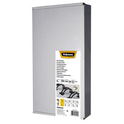 Peigne métallique Fellowes 6mm 34 anneaux A4 noir 100 pièces