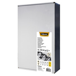 Reliure métallique Fellowes 14mm 34 anneaux  A4 blanc 100 pièces