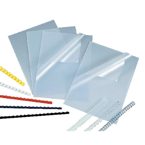 Quantore Couverture Quantore A4 PVC 200micron transparent 100 pièces