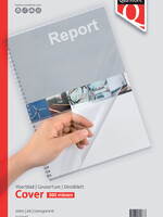 Quantore Couverture Quantore A4 PVC 300micron transparent 100 pièces