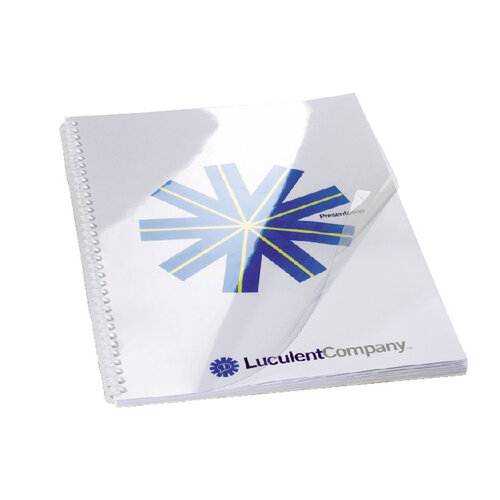 GBC Voorblad GBC A4 PVC 200micron transparant 100stuks