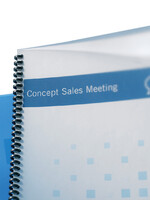 GBC Voorblad GBC A4 Polycover 350micron semi transparant 100stuk