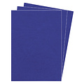Fellowes Voorblad Fellowes A4 lederlook royal blauw 100stuks