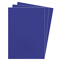 Fellowes Voorblad Fellowes A4 lederlook royal blauw 25stuks