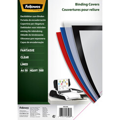 Couverture Fellowes A4 PP 500micron transparent 100 pièces