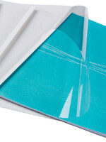 GBC Thermische omslag GBC A4 3mm transparant/wit 100stuks