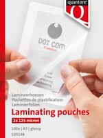 Quantore Pochette de plastification Quantore A7 2x125micron 100 pi♪8ces