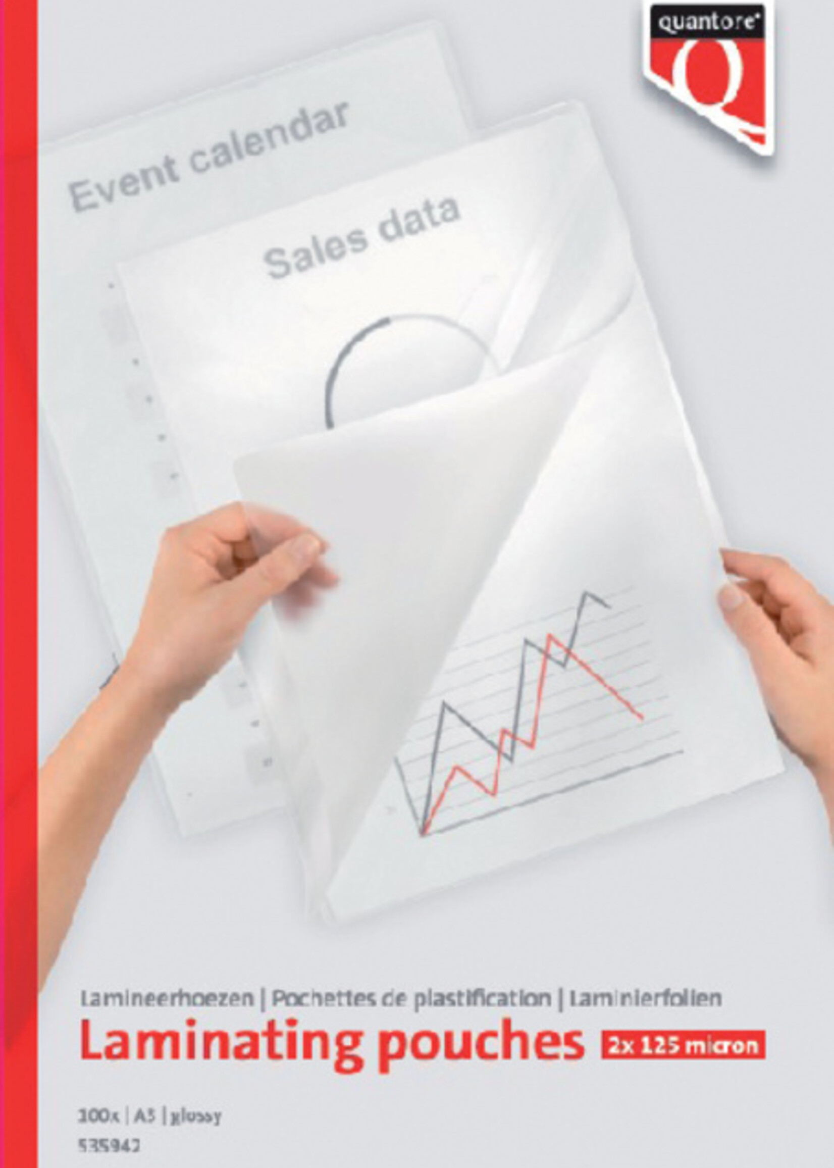Quantore Lamineerhoes Quantore A3 2x125micron 100stuks