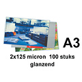 Quantore Pochette de platification Quantore A3 2x125 microns 100pcs