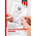 Quantore Lamineerhoes Quantore creditcard 54x86mm 2x125micron 100stuks