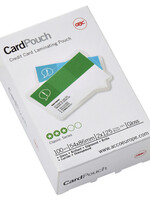 GBC Pochette de plastification GBC carte 54x86mm 2x125mic 100pcs