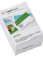 GBC Pochette de plastification GBC carte 65x95mm 2x125mic 100pcs